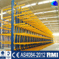 Armazém de armazenamento de madeira Heavy Duty Cantilever Rack